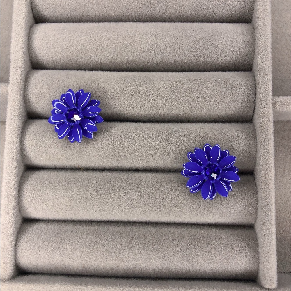 ✨Blue Floral Earrings